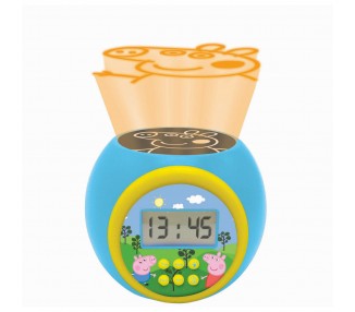 Reloj Despertador Proyector Peppa Pig
