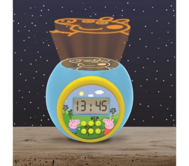 Reloj Despertador Proyector Peppa Pig