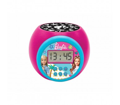Reloj Despertador Proyector Barbie