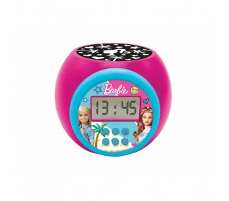 Reloj Despertador Proyector Barbie