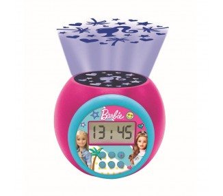 Reloj Despertador Proyector Barbie