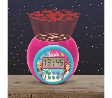Reloj Despertador Proyector Barbie