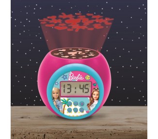 Reloj Despertador Proyector Barbie