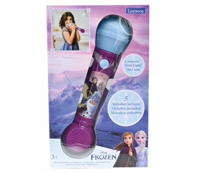 Microfono luminoso Frozen Disney