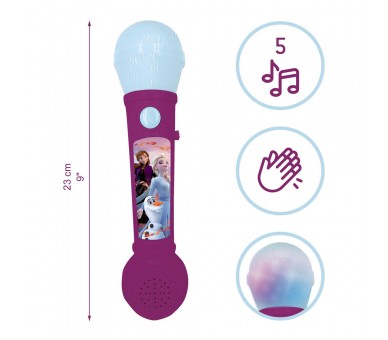 Microfono luminoso Frozen Disney