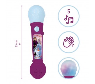 Microfono luminoso Frozen Disney