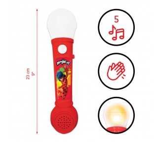 Microfono luminoso Prodigiosa Ladybug