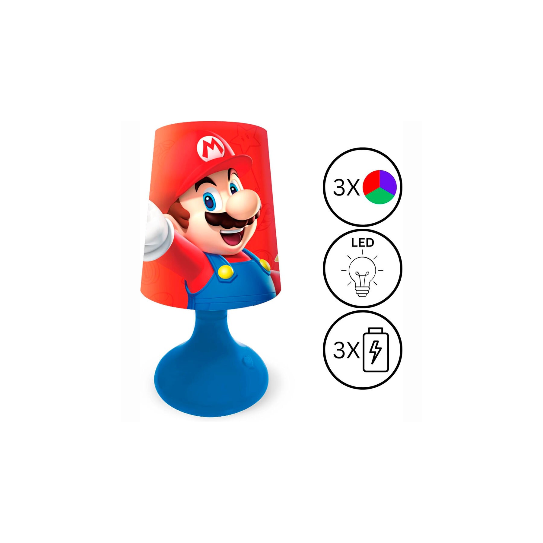 Mini Lampara Super Mario Nintendo