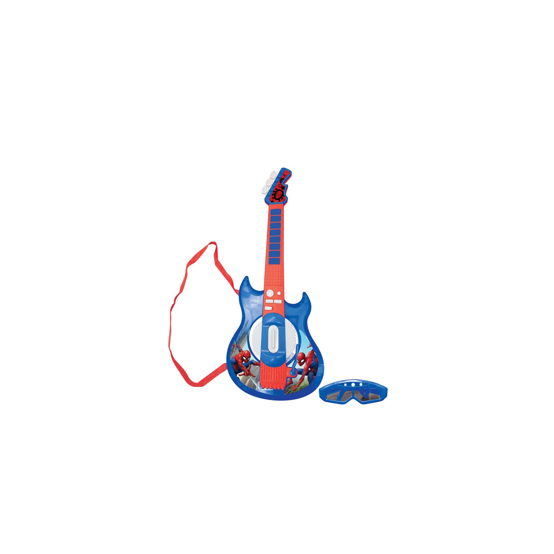 Guitarra Electronica con Microfono Spiderman Marvel