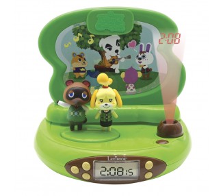 Reloj Despertador Proyector 3D Animal Crossing
