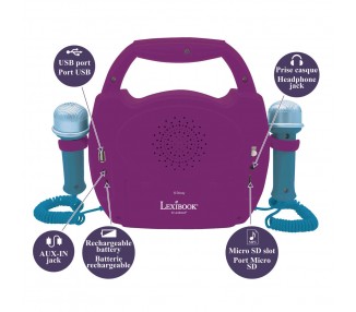 Altavoz Karaoke Bluetooth Frozen Disney