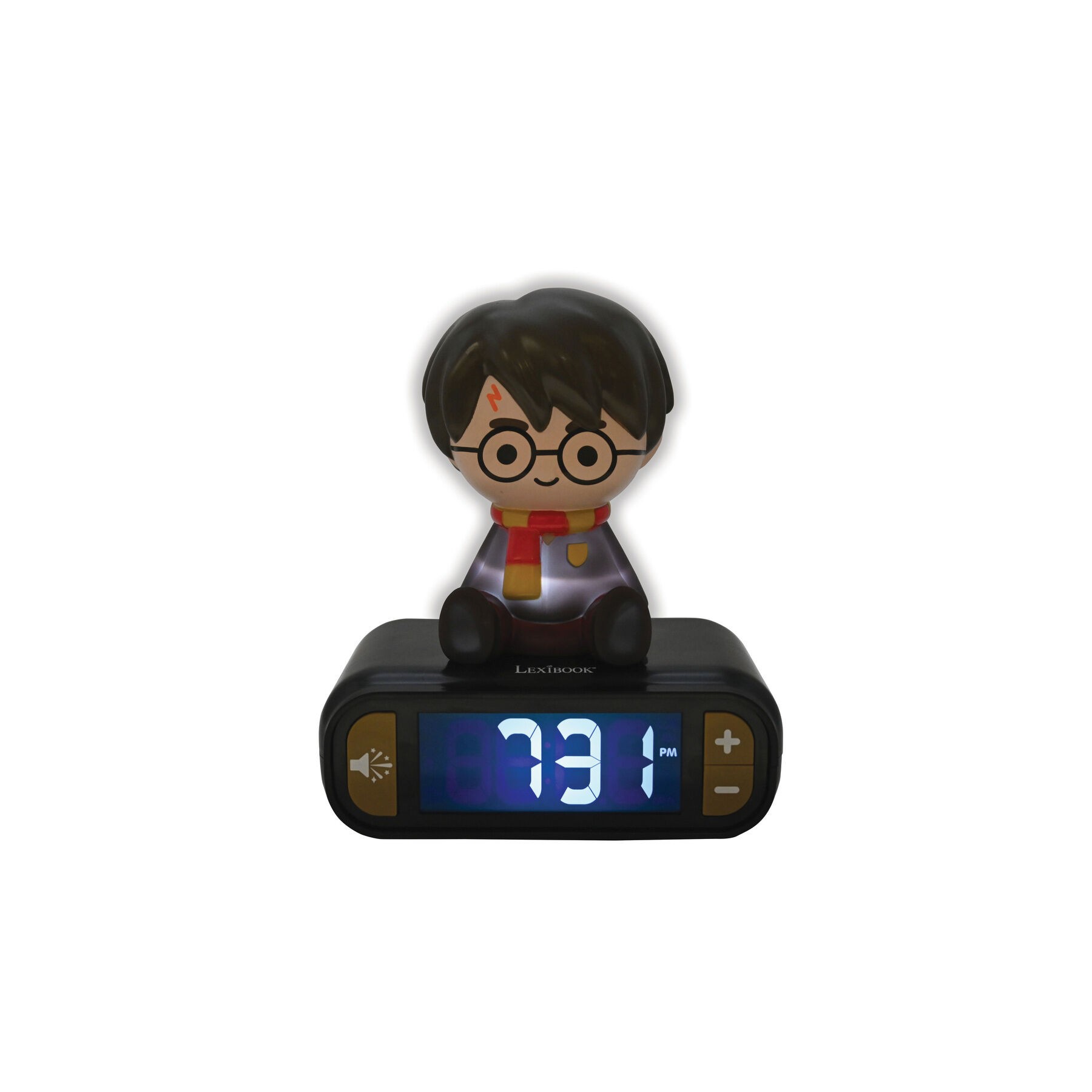 Reloj Despertador Luz Nocturna 3D Harry Potter