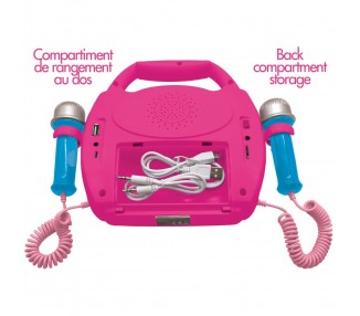 Altavoz Karaoke Bluetooth Princesas Disney