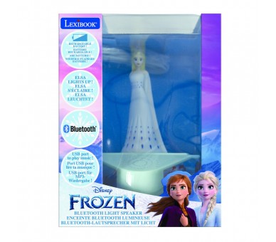 Altavoz Bluetooth Figura Luminosa Elsa Frozen Disney