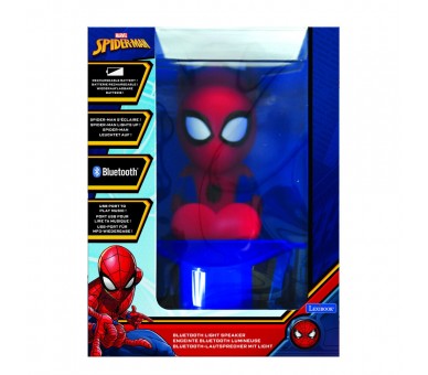 Altavoz Bluetooth Figura Luminosa Spiderman Marvel
