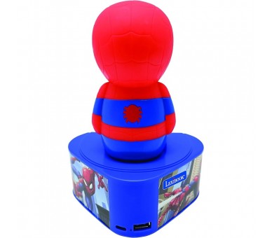 Altavoz Bluetooth Figura Luminosa Spiderman Marvel