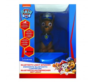 Altavoz Bluetooth Figura Luminosa Chase Patrulla Canina Paw Patrol