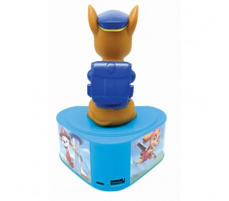 Altavoz Bluetooth Figura Luminosa Chase Patrulla Canina Paw Patrol