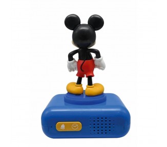 Reloj Despertador Luz Nocturna 3D Mickey Disney