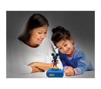 Reloj Despertador Luz Nocturna 3D Mickey Disney