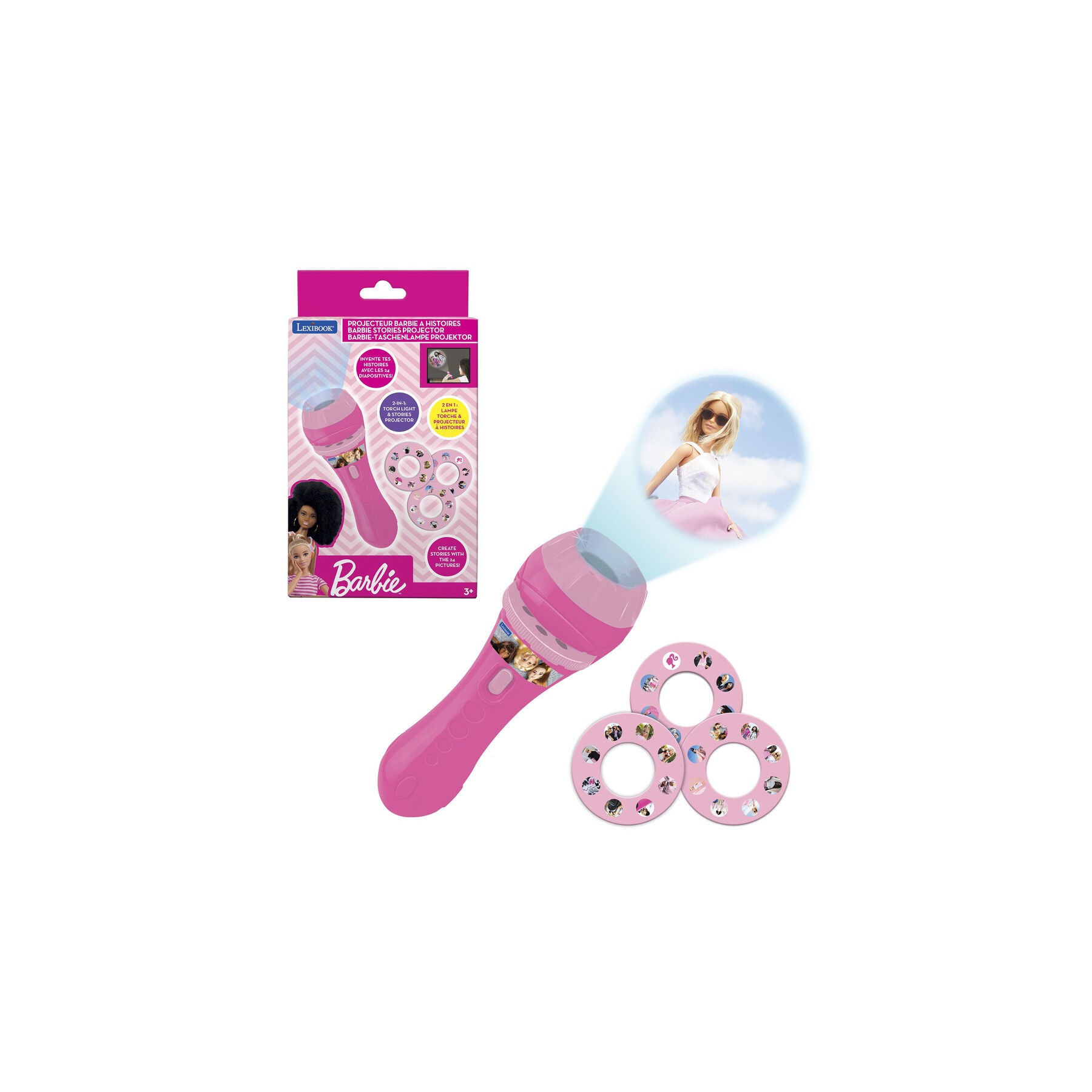 Linterna Proyector Barbie