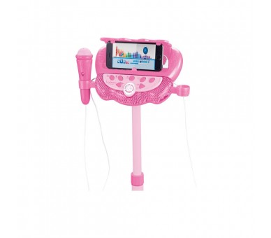 Microfono Karaoke Soporte Ajustable Barbie