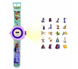 Reloj Digital proyecciones Wish Disney