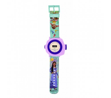 Reloj Digital proyecciones Wish Disney