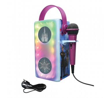 Altavoz Bluetooth Luminoso + Microfono Frozen Disney