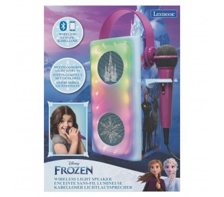 Altavoz Bluetooth Luminoso + Microfono Frozen Disney