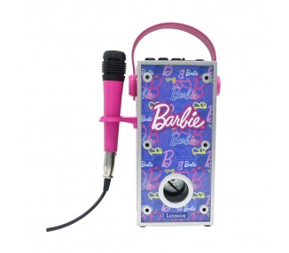 Altavoz Bluetooth Luminoso + Microfono Barbie