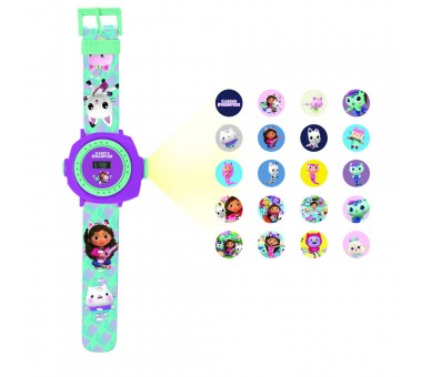 Reloj Digital proyecciones La Casa de Muñecas de Gabby