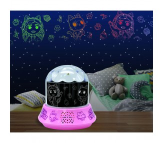 Luz Nocturna Altavoz La Casa de Muñecas de Gabby