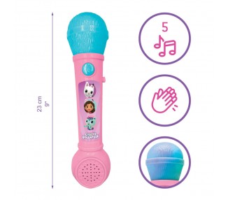 Microfono luminoso La Casa de Muñecas de Gabby