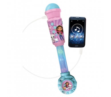 Microfono Luminoso La Casa de Muñecas de Gabby