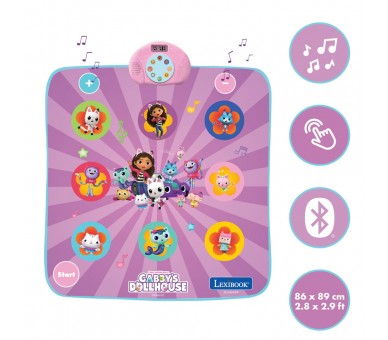 Alfombra Baile electronica luminosa La Casa de Muñecas de Gabby