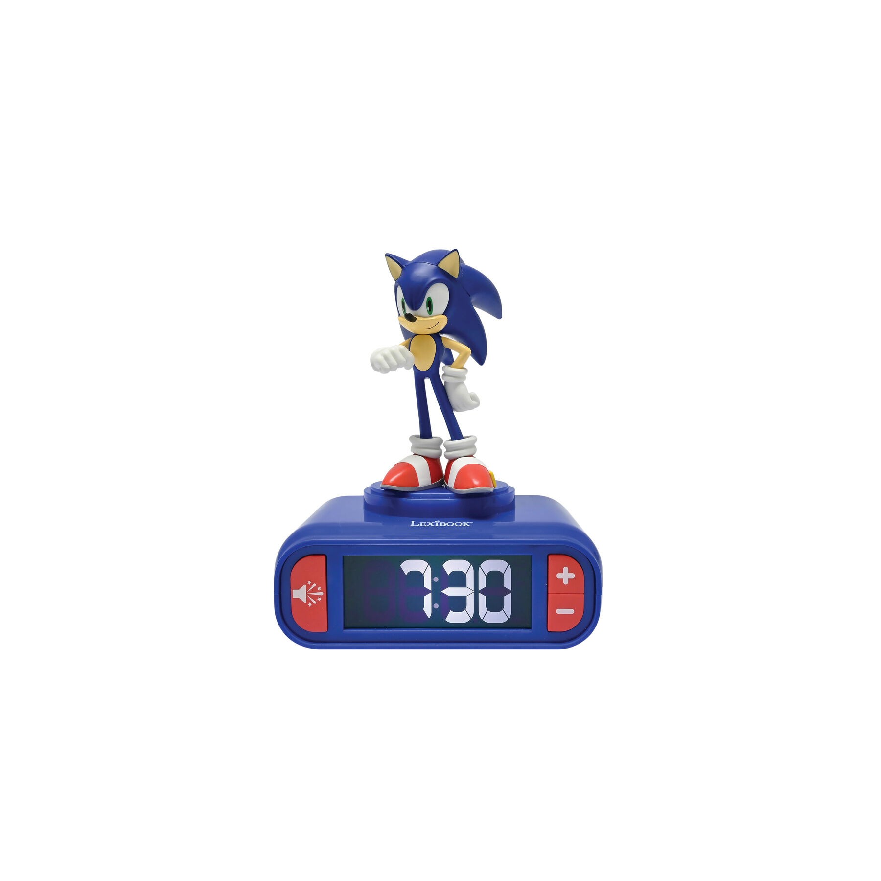 Reloj Despertador Luz Nocturna 3D Sonic the Hedgehog