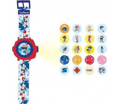 Reloj Digital proyecciones Sonic The Hedgehog