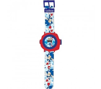 Reloj Digital proyecciones Sonic The Hedgehog