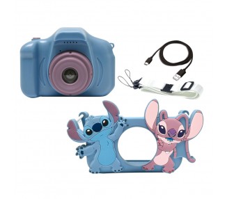Camara Digital con Proteccion Stitch & Angel Disney