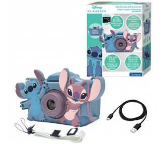 Camara Digital con Proteccion Stitch & Angel Disney