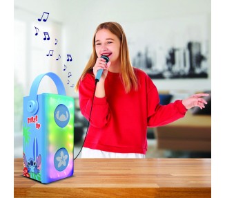 Altavoz Bluetooth Luminoso + Microfono Stitch Disney