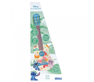 Guitarra Stitch Disney madera