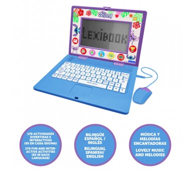Portatil Educativo bilingüe Stitch Disney
