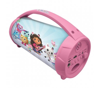 Altavoz Bluetooth Luminoso + Microfono La Casa de Muñecas de Gabby