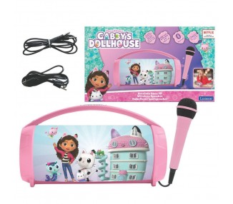 Altavoz Bluetooth Luminoso + Microfono La Casa de Muñecas de Gabby