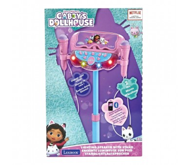 Microfono Karaoke Soporte Ajustable La Casa de Muñecas de Gabby