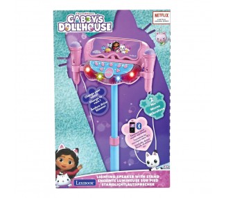 Microfono Karaoke Soporte Ajustable La Casa de Muñecas de Gabby