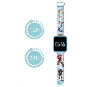Reloj Digital LED Sonic The Hedgehog