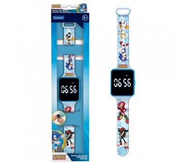 Reloj Digital LED Sonic The Hedgehog